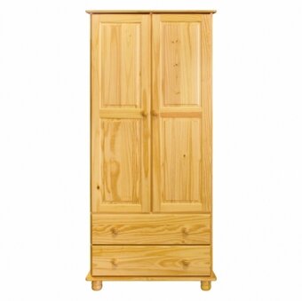 Dřevěná skříň 2dveřová 8850 lak - 2