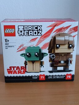 Lego BrickHeadz 41627 Luke Skywalker a Yoda - 2