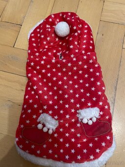 Vánoční obleček na mini jorkšíra - 2