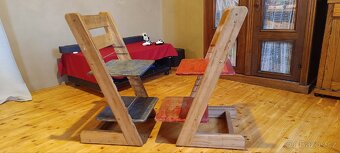 Dětská rostoucí židle masiv - 2
