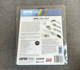 Kabel hdmi-hdmi Supra - 4K Ultra HD TOP stav - 2