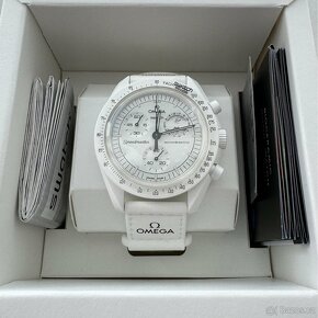 Omega & Swatch Moonphase SNOOPY White - 2