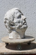 Sadrová busta (antický filozof - Seneca) - 2