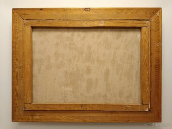 Obraz J.Hošek 1952 - originální olejomalba na plátně 66x86 - 2