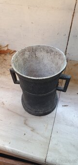 Starý masivní hmoždíř – sběratelský kousek - 2