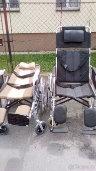 INVALIDNÍ VOZÍK-45 CM,POLOHOVACÍ 90°-ZASÍLÁM PO ČR - 2