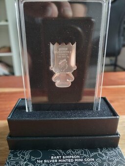 Stříbrná mince Bart Simpson Mini 1 oz 2022 - 2