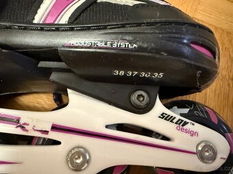 Dívčí rostoucí brusle 35-38 - 2