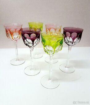 Moser sklenice na stopce " Lady Hamilton" - 2