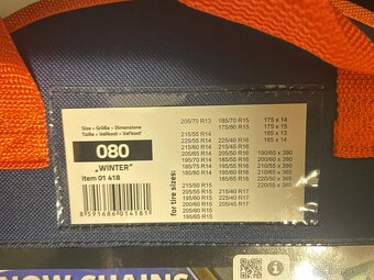 Sněhové řetězy Compass 080 (vel. kol 13 - 17) - 2