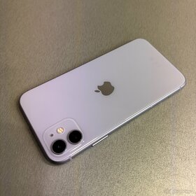 iPhone 11 64GB fialový, pěkný stav, 12 měsíců záruka - 2