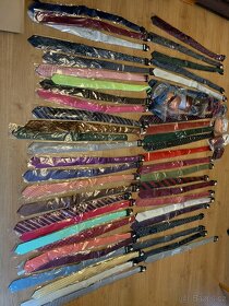 Kravaty, Manžetové knoflíčky, Motýlky, Vzorník látek Mileta - 2