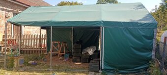 Skladový stan 4x6x2m, konstrukce zima - 2