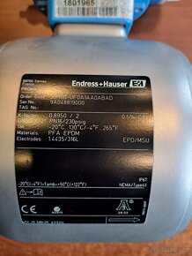 průtokoměr ENDERESS+HAUSER 50H50 - 2