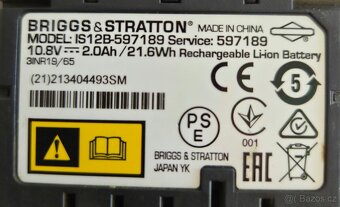 AKU baterie Briggs & Stratton Instart 2Ah - 2