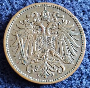 2 haléře 1912,1913,1914,1915 b.zn. F.J.I. R-U
- 2