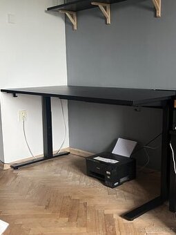 Mittzon psací stůl černý polohovací 160x80cm - 2