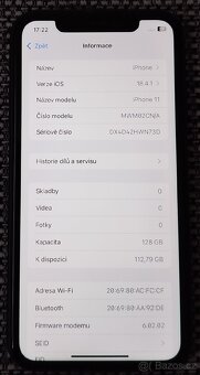 Mobilní telefon IPhone 11, 128GB, NOVÁ BATERKA - 2