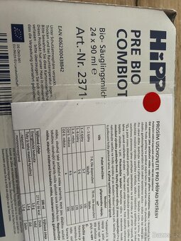 HiPP PRE BIO COMBIOTIK 24x90ml počáteční mléko nebo příkrm - 2