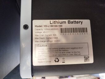 Baterie LifePo4 5KW 6ks 48V - 2