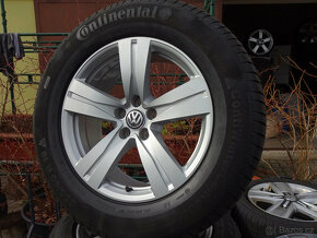 VW Touareg - zánovní zimní alu kola 18" 5x112 ET25 - 2