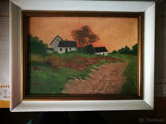 Obraz krajiny lepenka - 2