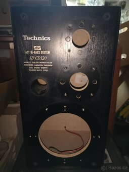 HiFi reprodebny TECHNICS SB-CD 320 - poškozené na ND - 2