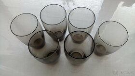 Sklenky z kouřového skla - 2