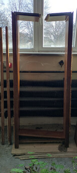 Dubové vchodové masivní dveře levé - 2