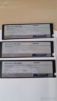Historický software MS-DOS 4.01 na 5.25" disketách - netest - 2