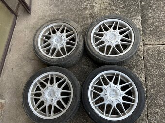 Alu kola Dezent 5x100 R17 s pneu 225/45 R17 – sada - 2