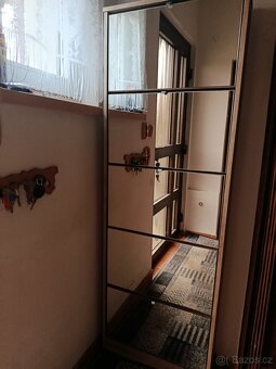 Výklopný botník 5-dvířkový se zrcadlem - 2