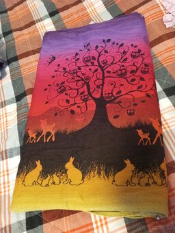 Šátek na nošení dětí Natibaby Magical Forest Night Glo vel 6 - 2