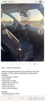 FORD B MAX 1,6 nafta - 2