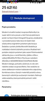Sedací souprava rohová/gauc - 2