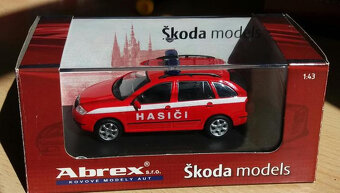Model-Škoda Fabia I combi .Hasiči...Abrex - 2