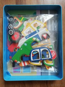 Dětský set na hraní do auta - magnetická kreativní krabička - 2