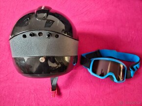 Lyžařská helma Salomon a lyžařské brýle Wedze - 2