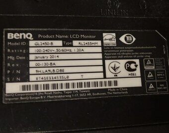 24" LCD herní monitor BenQ GL2450-B - 2