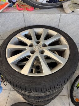 Alu kola Mazda 6 17" 5x114,3, letní 215/45 R17 - 7 mm - 2