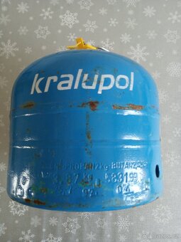 2kg lahev propan - butan. Nová náplň - 2