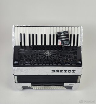 Nový akordeón Hohner Bravo 96bas, 3 hlas + záruka - 2