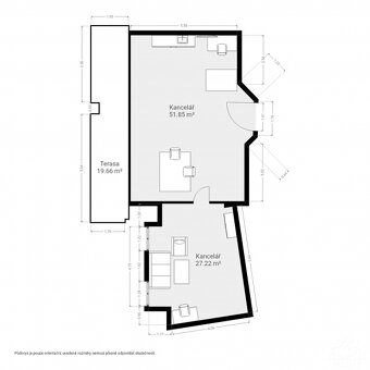 Pronájem kanceláře 79 m², Masarykovo náměstí - 2