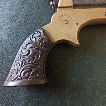 Kapesní derringer Sharps 1857 (4 raný) ráže .22 short kad D - 2