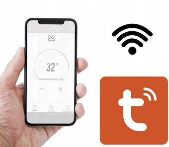 Infračervený panel, IR KOVOVÝ 450W WiFi TUYA - 2