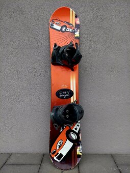 Snowboard GRAVITY, 130 cm + boty - 2