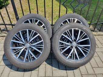 Alu kola vw 5x112 r16 6,5j et46 pneu 205/55/16 - 2