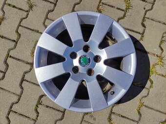 ALU litá kola originál Škoda 16",5x112mm. - 2