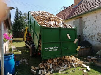 Suché palivové dřevo naštípané - 2