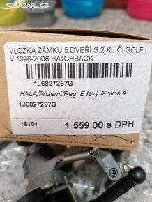 Vložka zámku 5. dveří Golf4 - 2